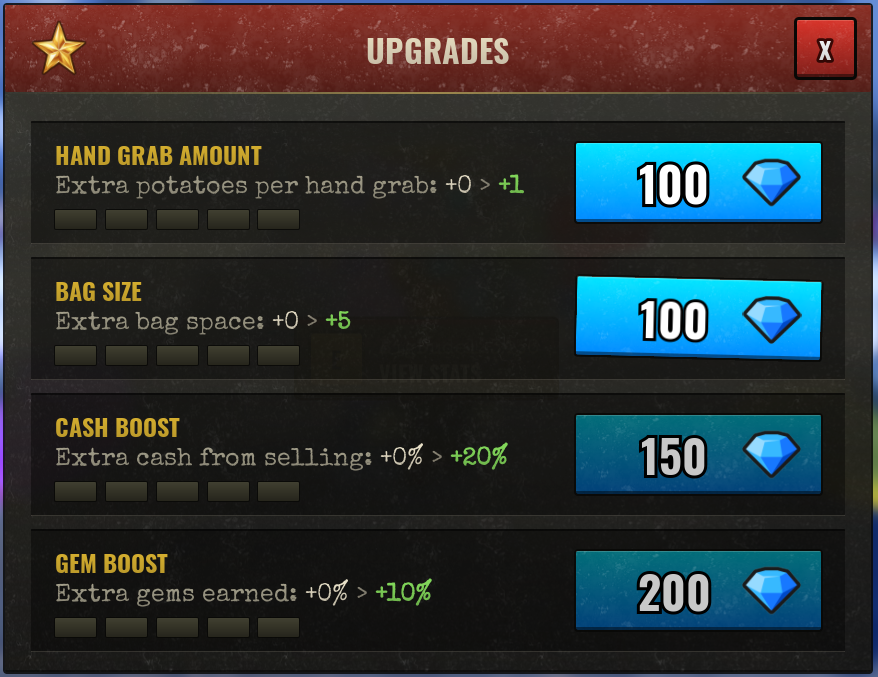 Four account upgrades